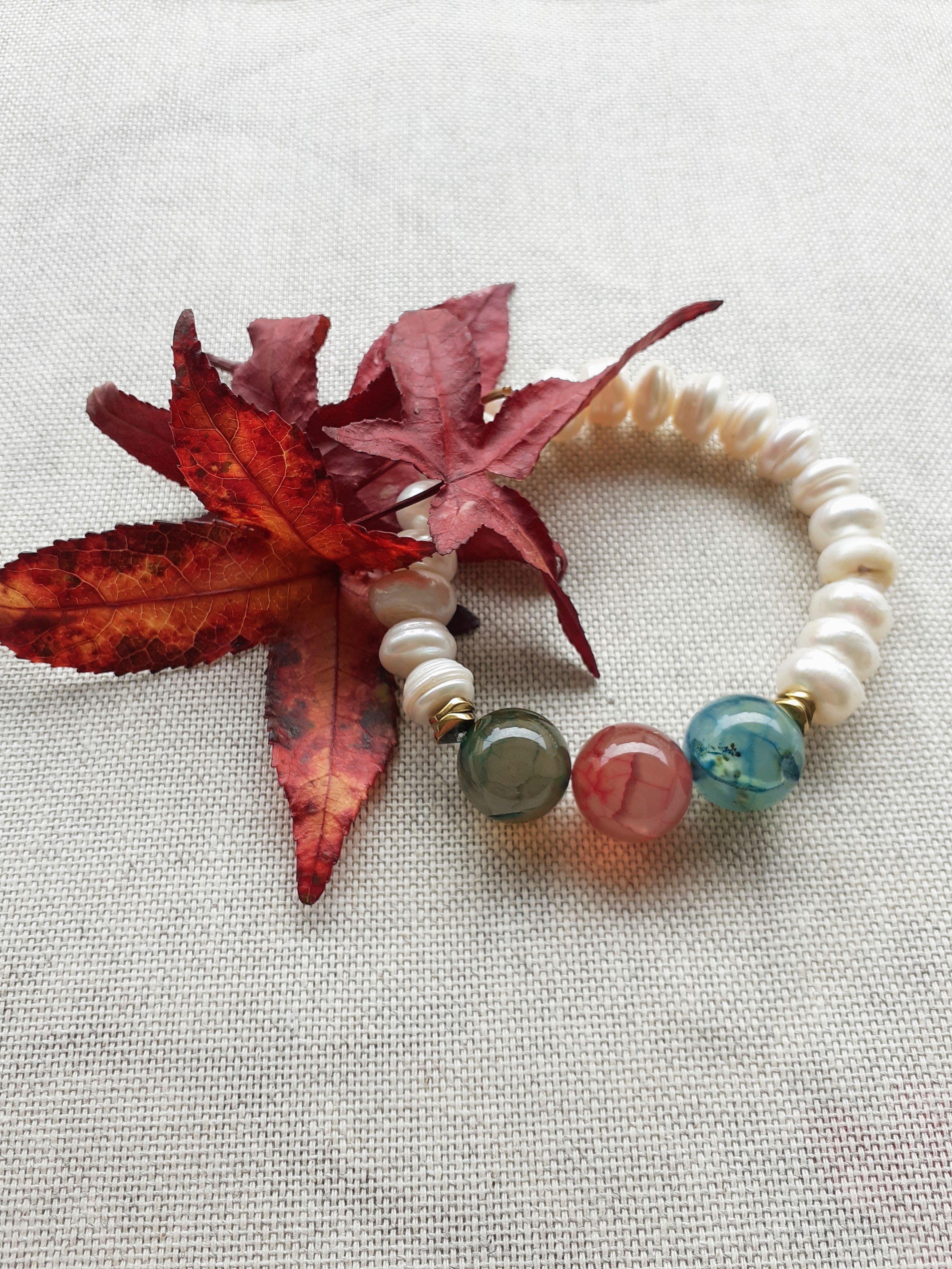 Pulseira | Ágatas Multicolor