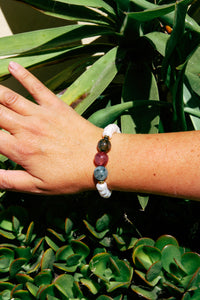 Pulseira | Ágatas Multicolor